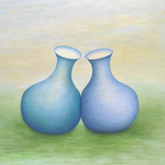 Blue Vases, 142 x 150 cm, 2007