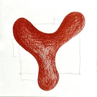 One above space, 40 x 40 cm, 2011