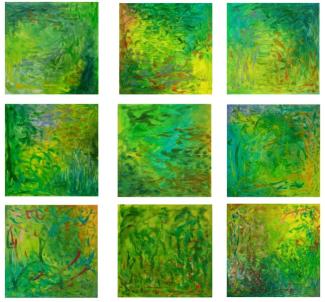 Small Green, 15 x 16 cm, 2011