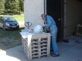 Ragna arbetar med Ripe, 2009