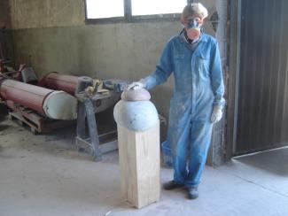 Ragna arbetar med Ripe, 2009